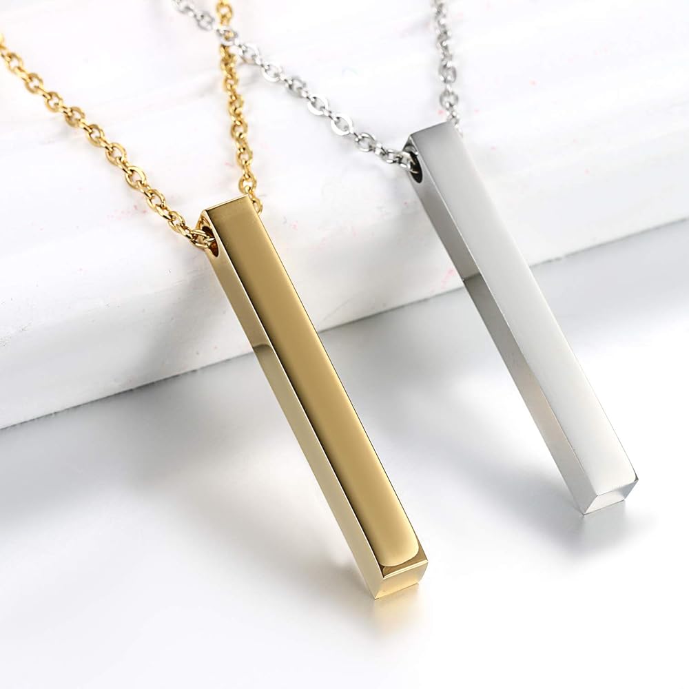 گردنبند مکعب عشق طلایی