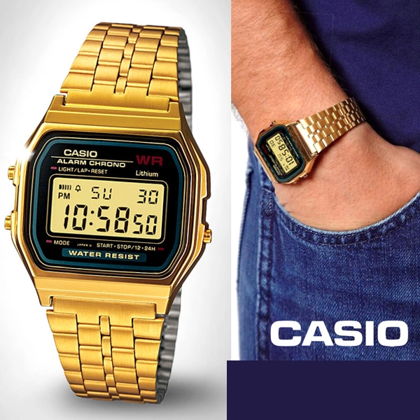 ساعت طلایی نوستالژی Casio ( مردانه)