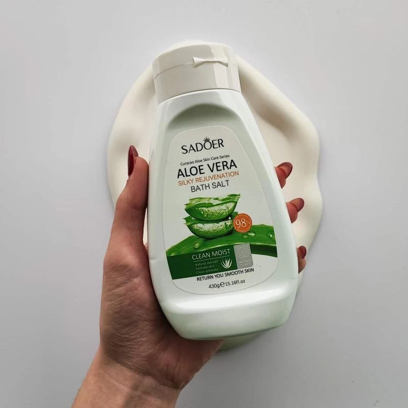 نمک حمام SADOER مدل آلوئه ورا 98 درصد