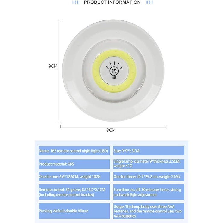 چراغ اضطراری ریموت دار ( 3 عددی )