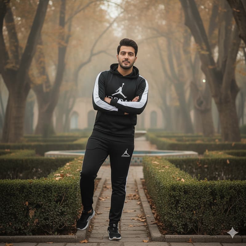 ست هودی شلوار جردن مردانه مدل Barsam