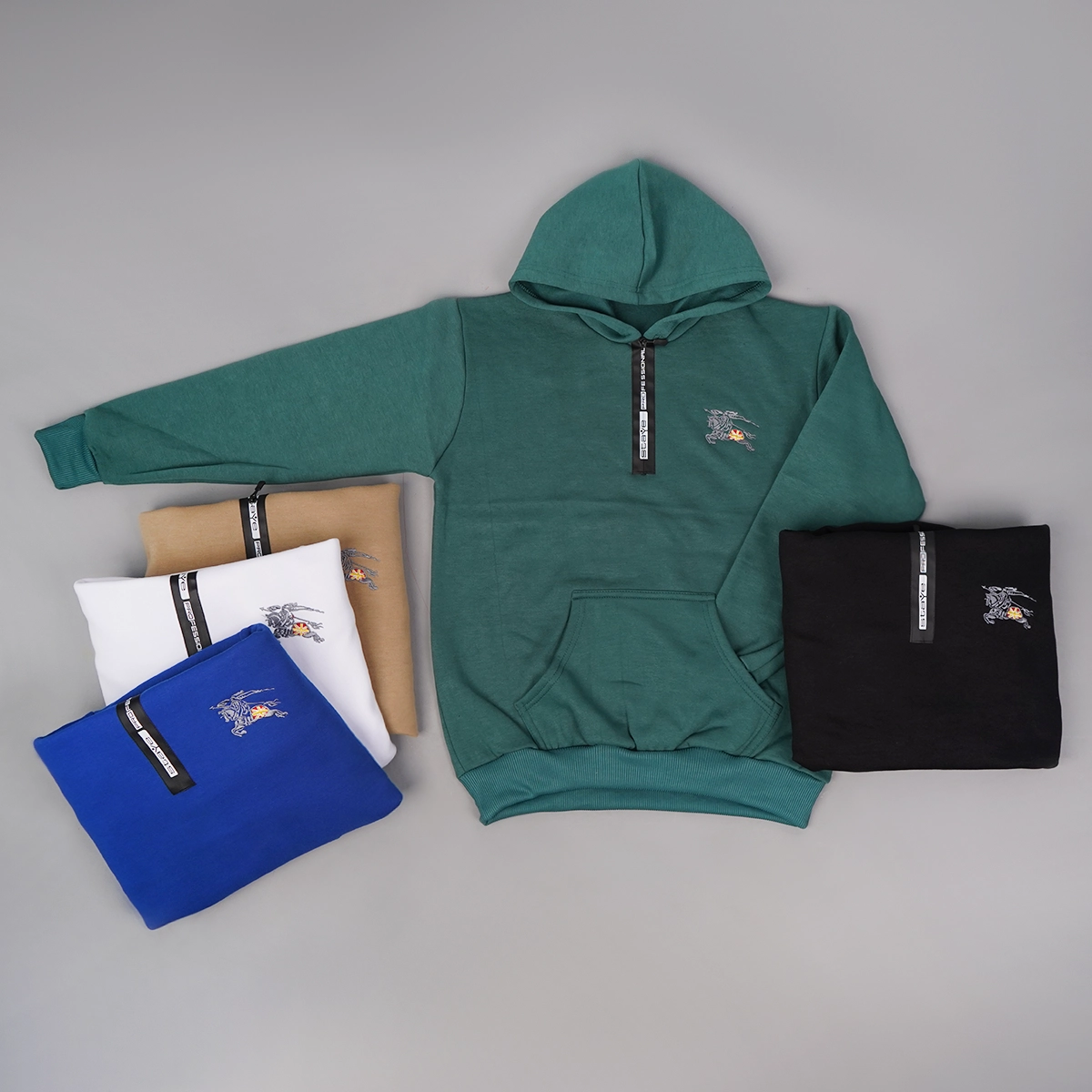 هودی مردانه سبز مدل Vahid