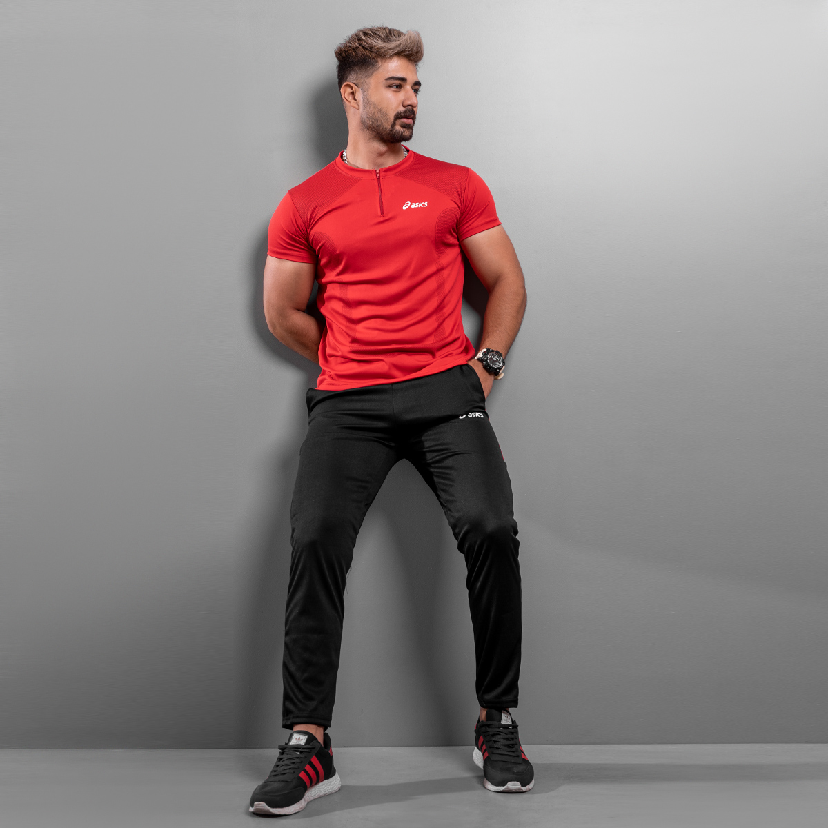 ست تیشرت شلوار Asics مردانه مدل Pedrik(T)