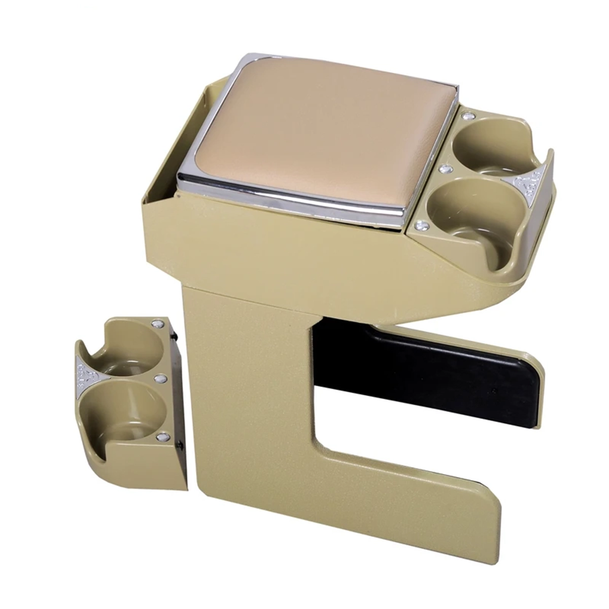 کنسول متحرک خودرو 4 لیوان کرم ( پژو)