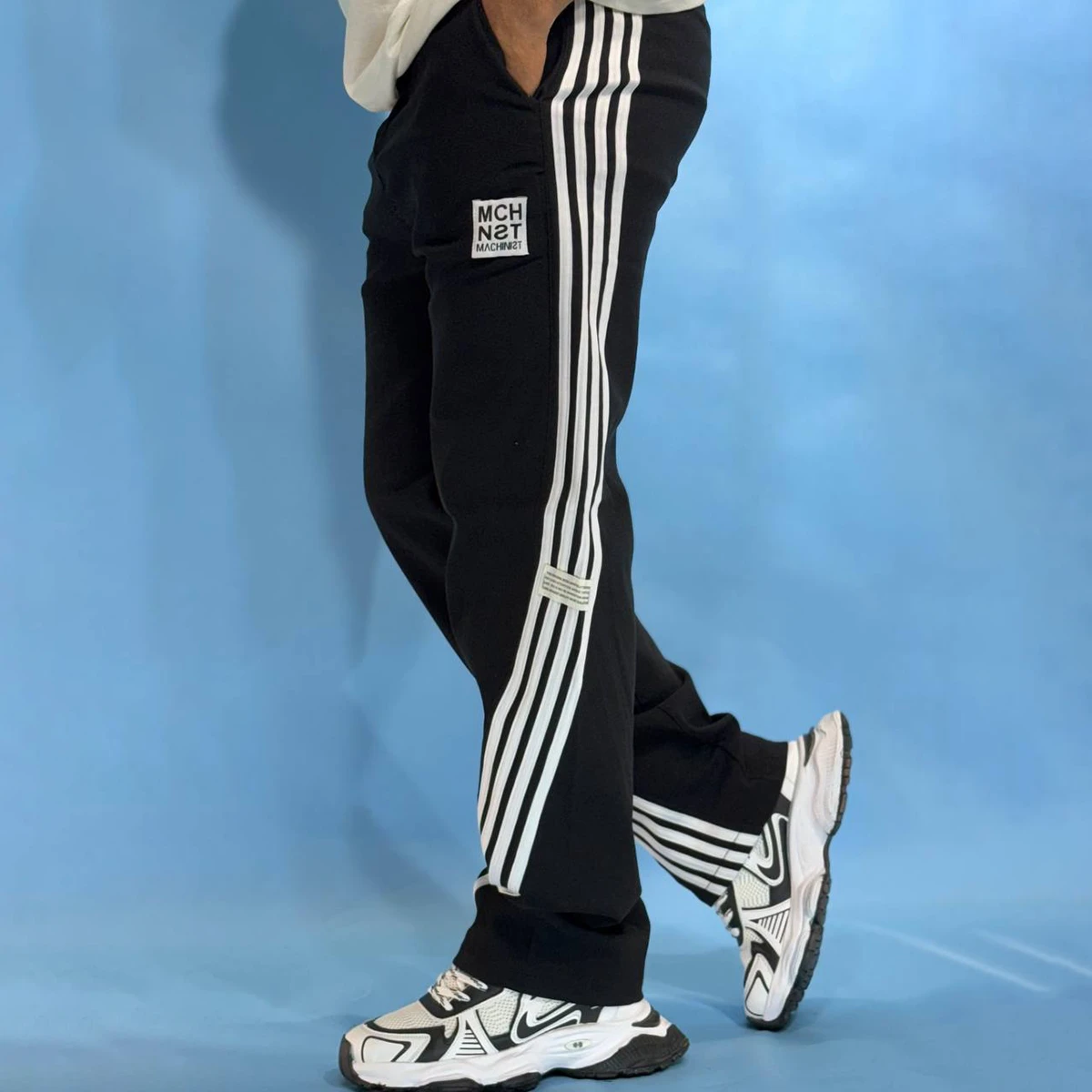 شلوار مردانه مشکی مدل Strip