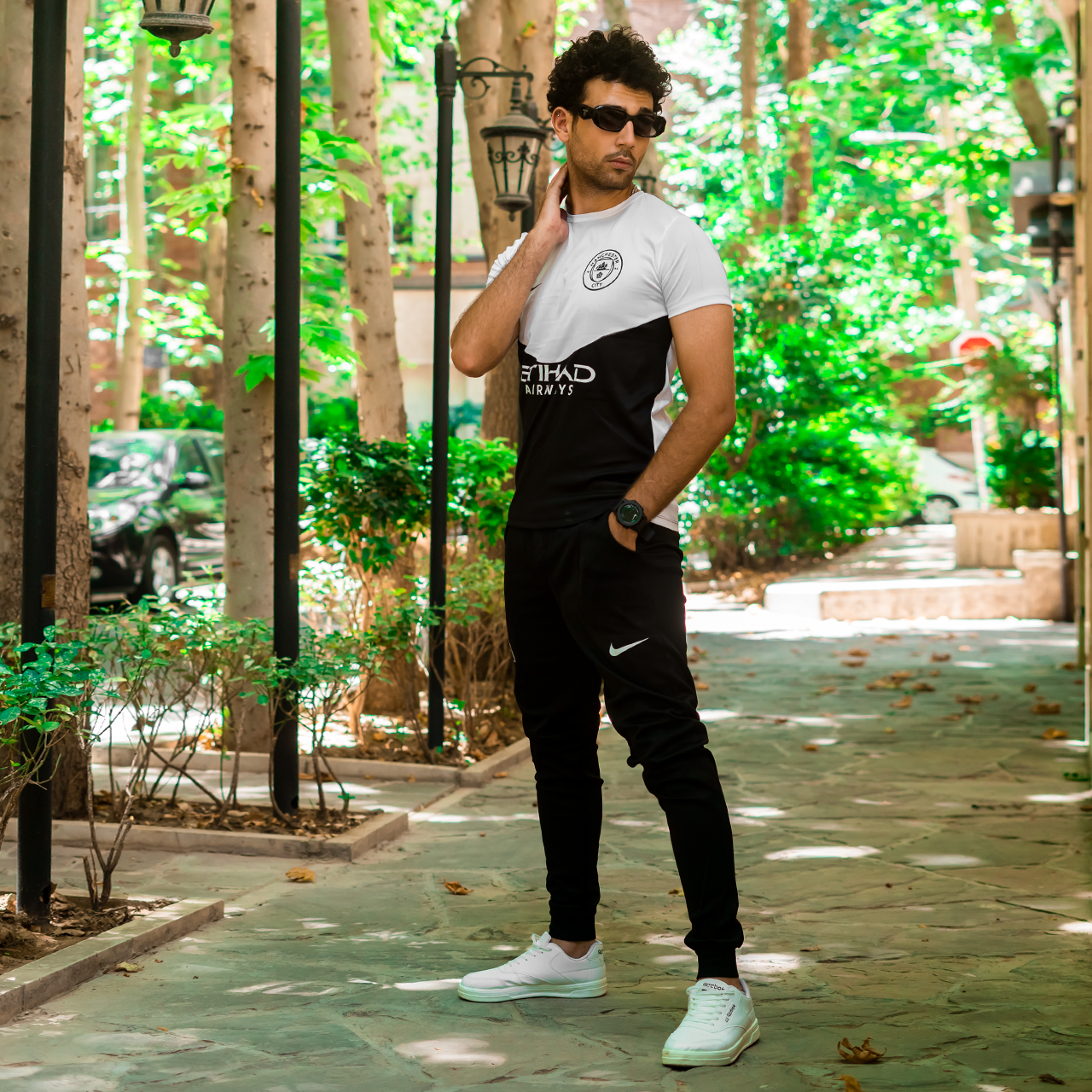 ست تیشرت شلوار منچستر سیتی مردانه مدل Ways