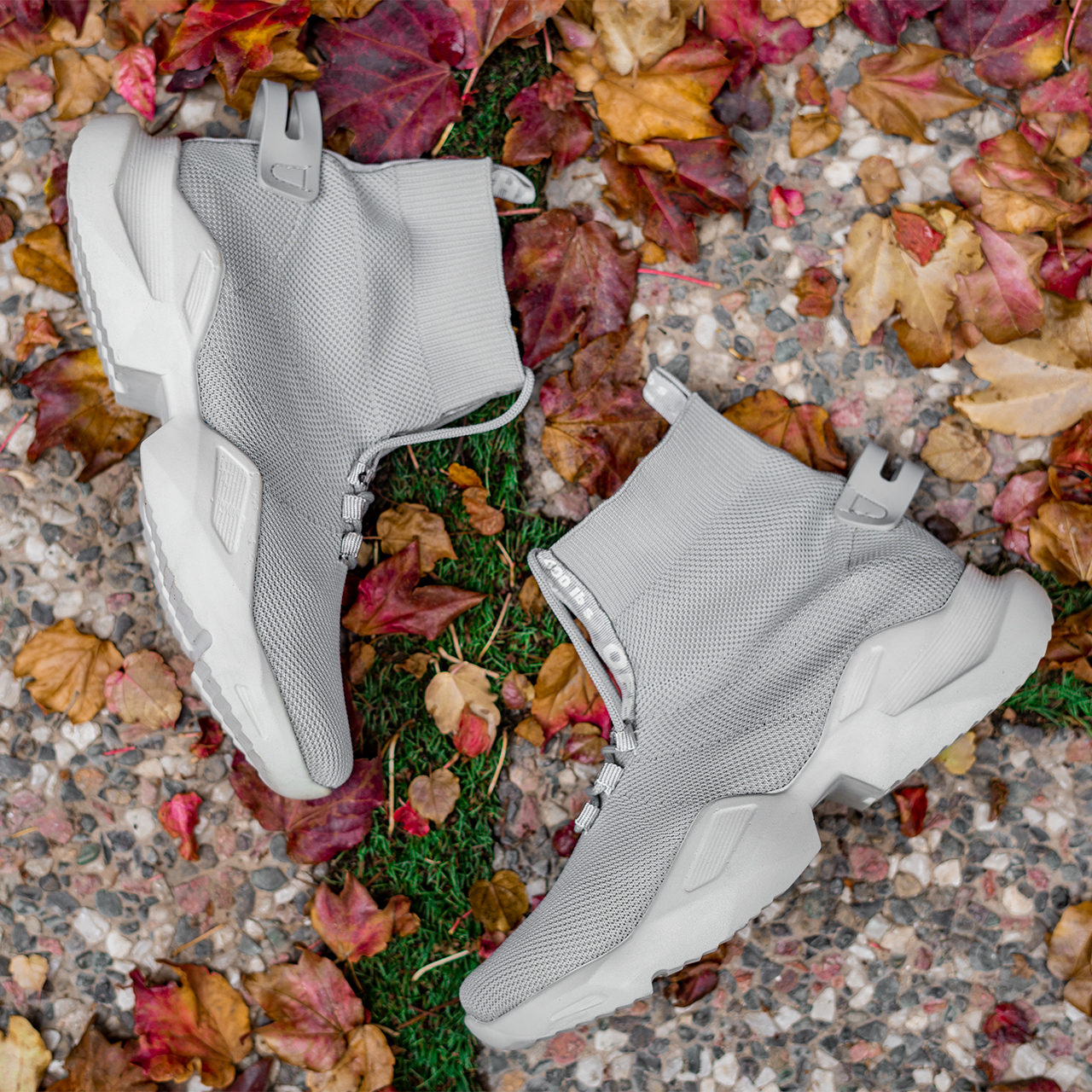 کفش ساقدار طوسی مردانه مدل Sasan