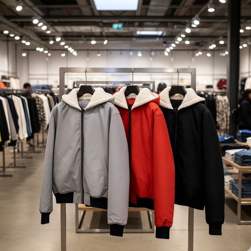 کاپشن ضدآب داخل خزتدی-طوسی