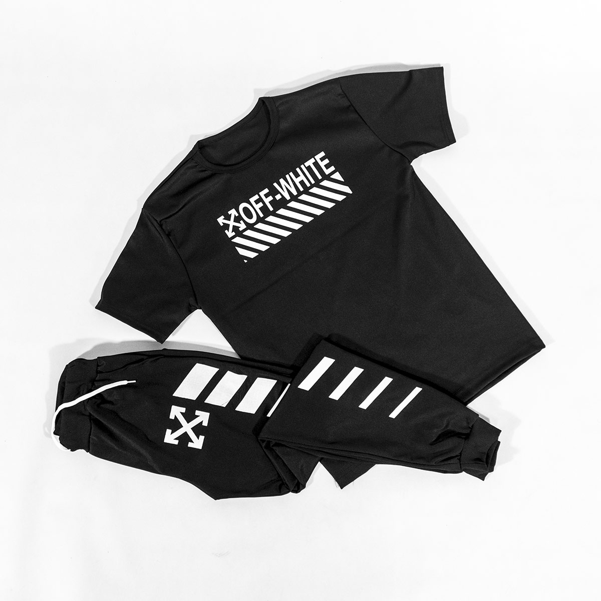 ست تیشرت شلوار off-white مردانه مدلVesta