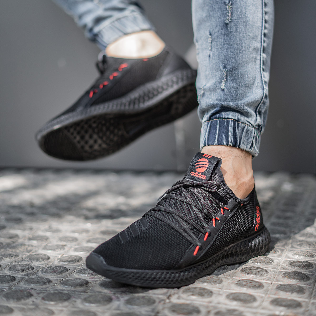 کفش ورزشی Adidas مردانه مشکی مدل Barni