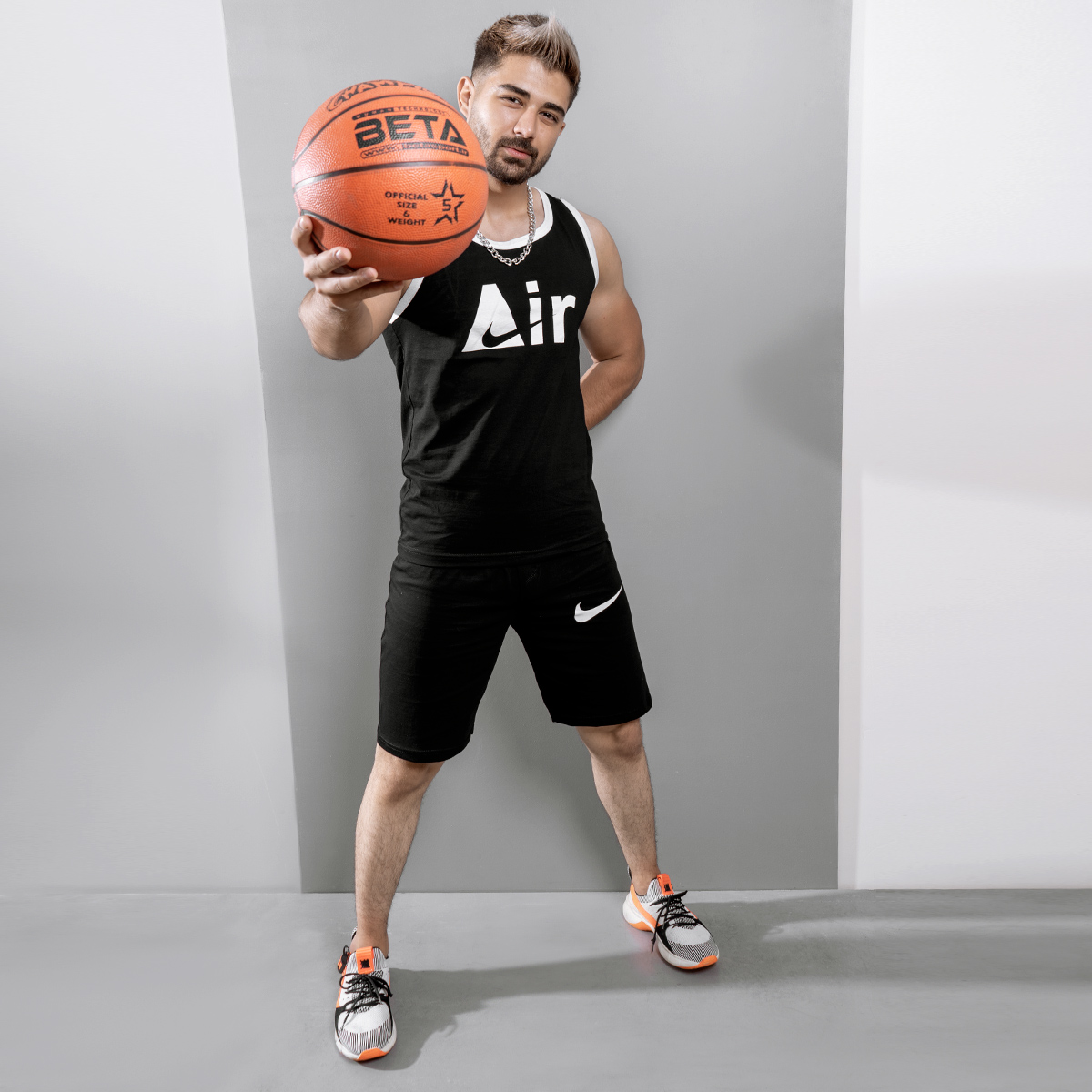 ست رکابی شلوارک Nike Air مردانه مدل Yaka