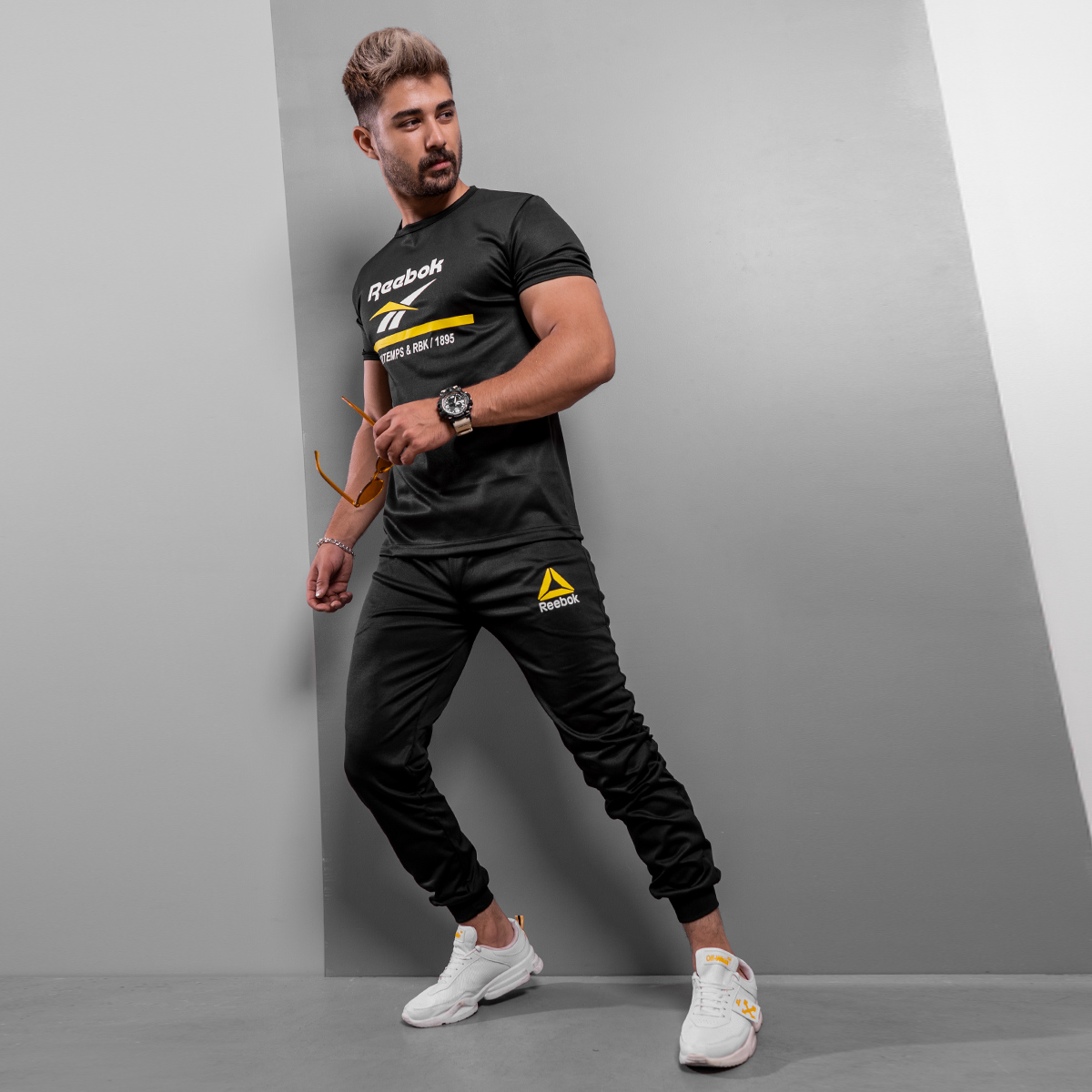 ست تیشرت شلوار Reebok مردانه مدل Rolif