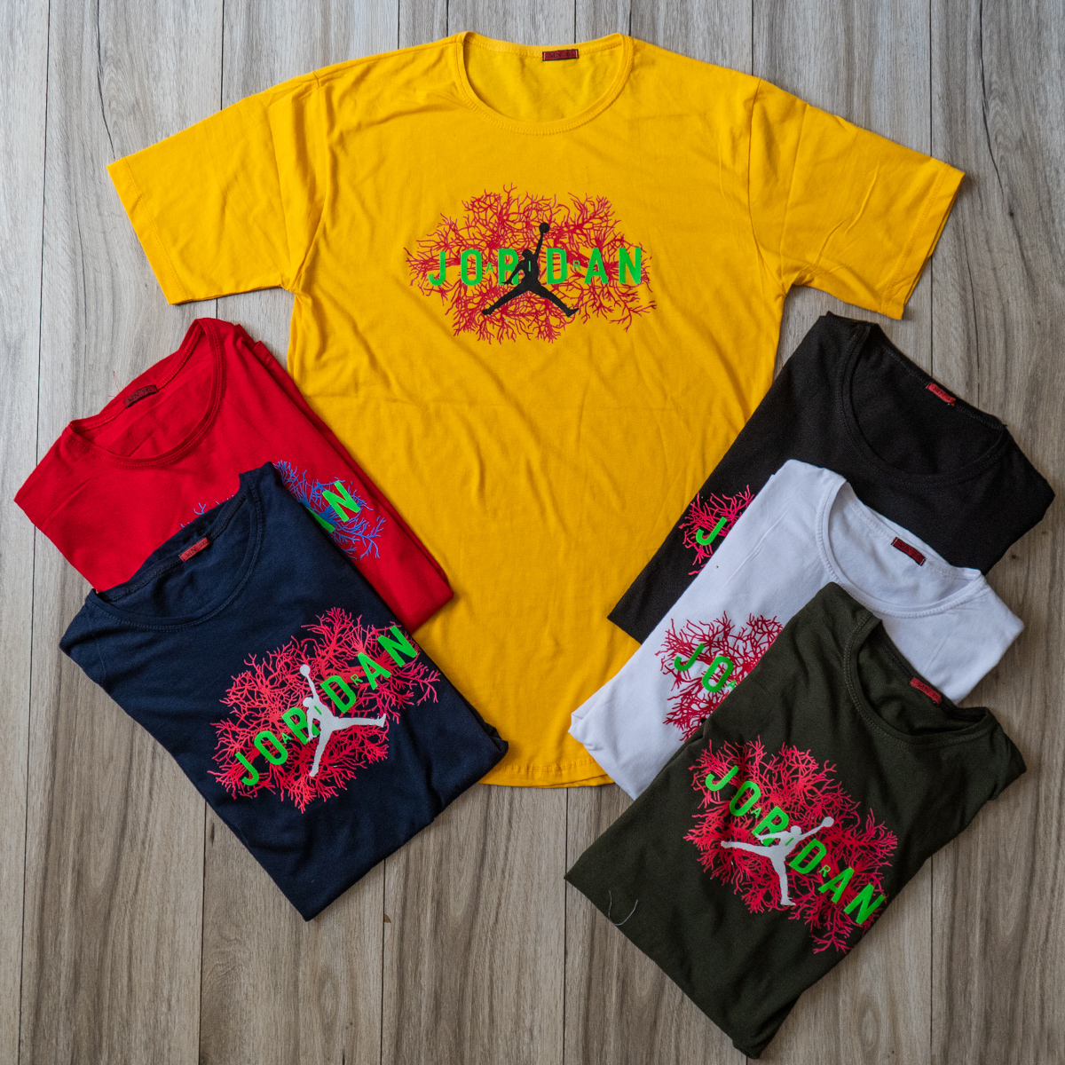 تیشرت Jordan مردانه قرمز مدل SAMSEN