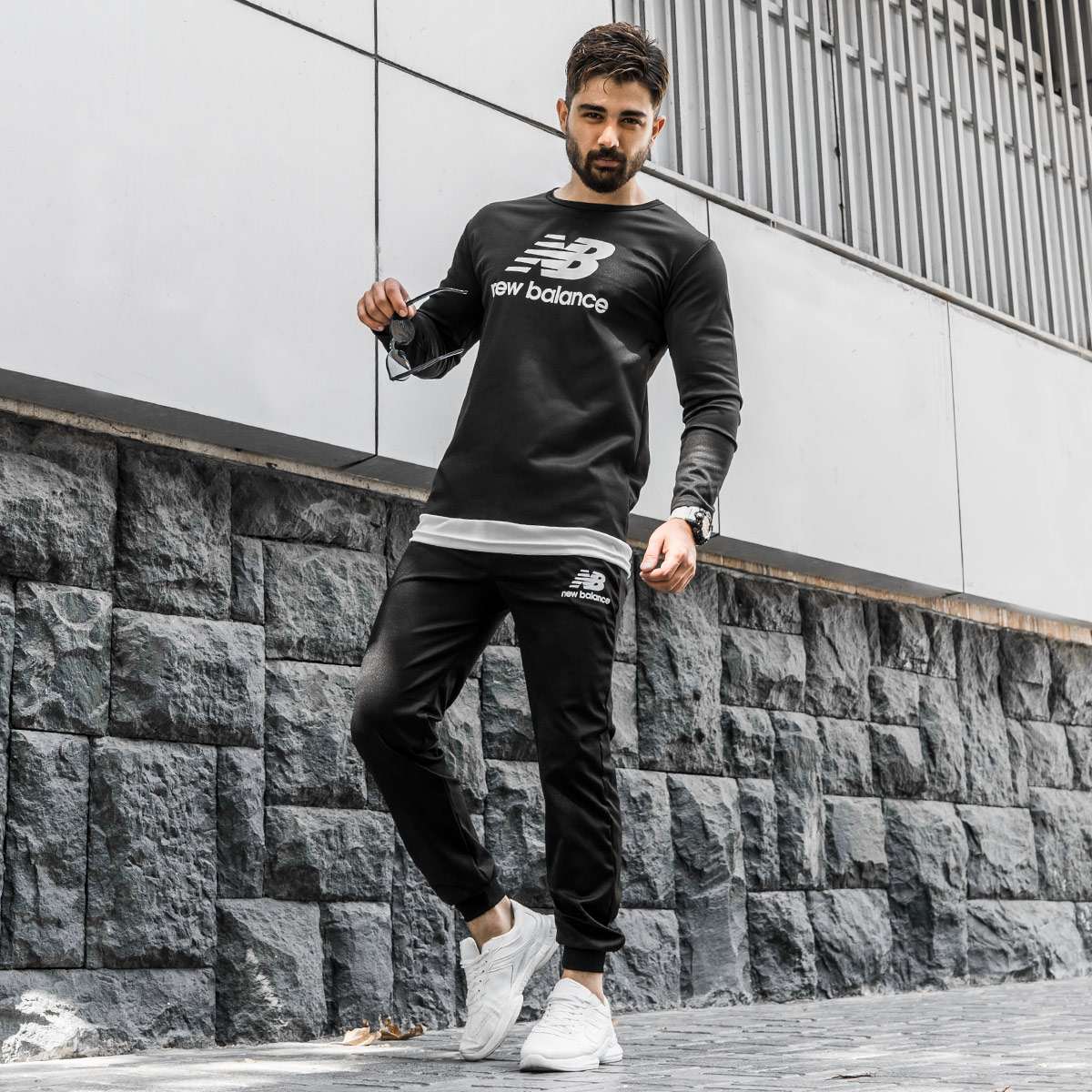 ست آستین بلند New Balance مردانه مدل Adran