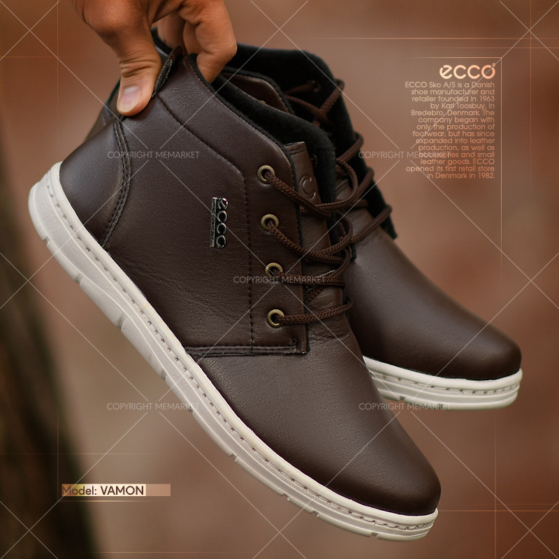 کفش ساقدار مردانهVAMON قهوه ای