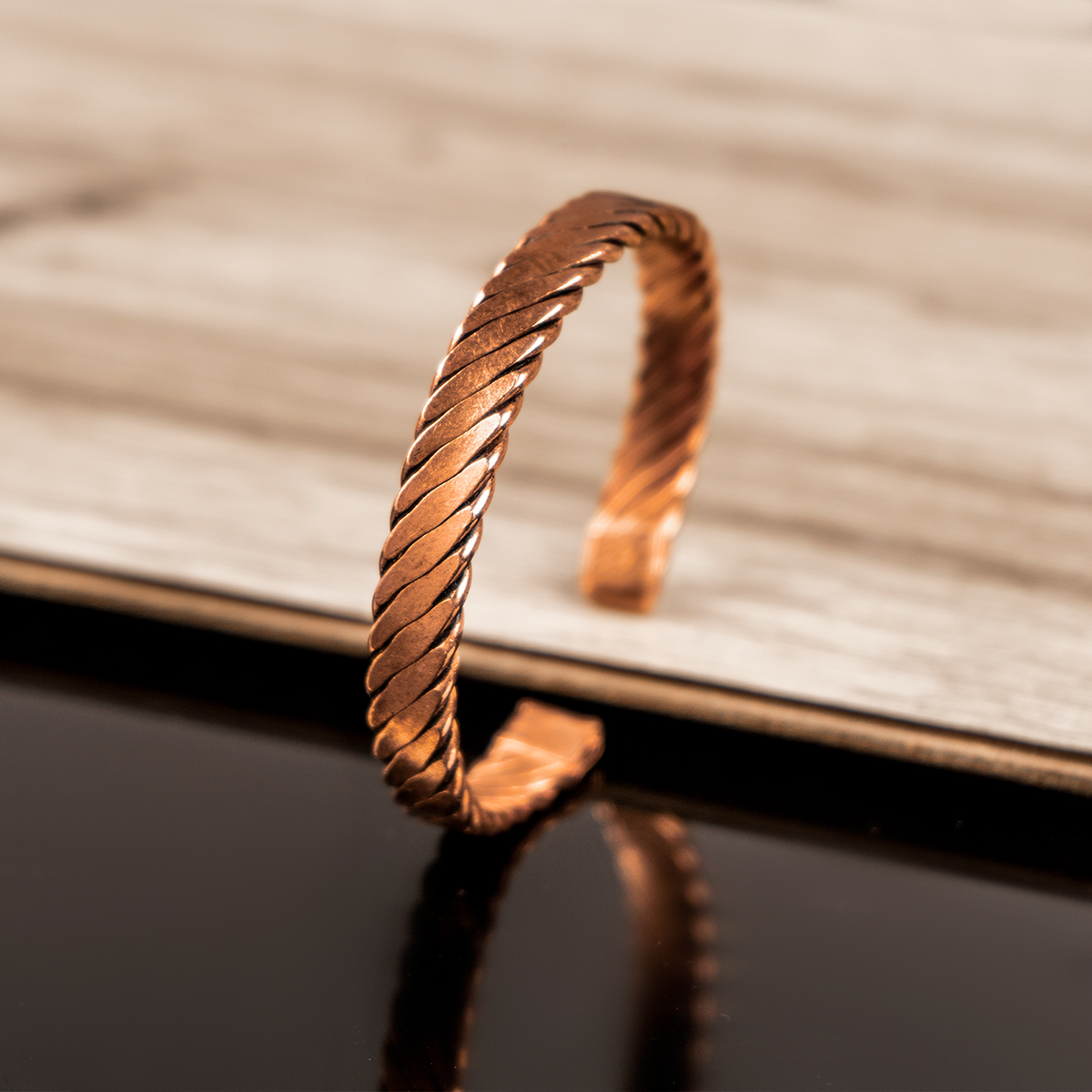 دستبند مسی مردانه مدل Farzan