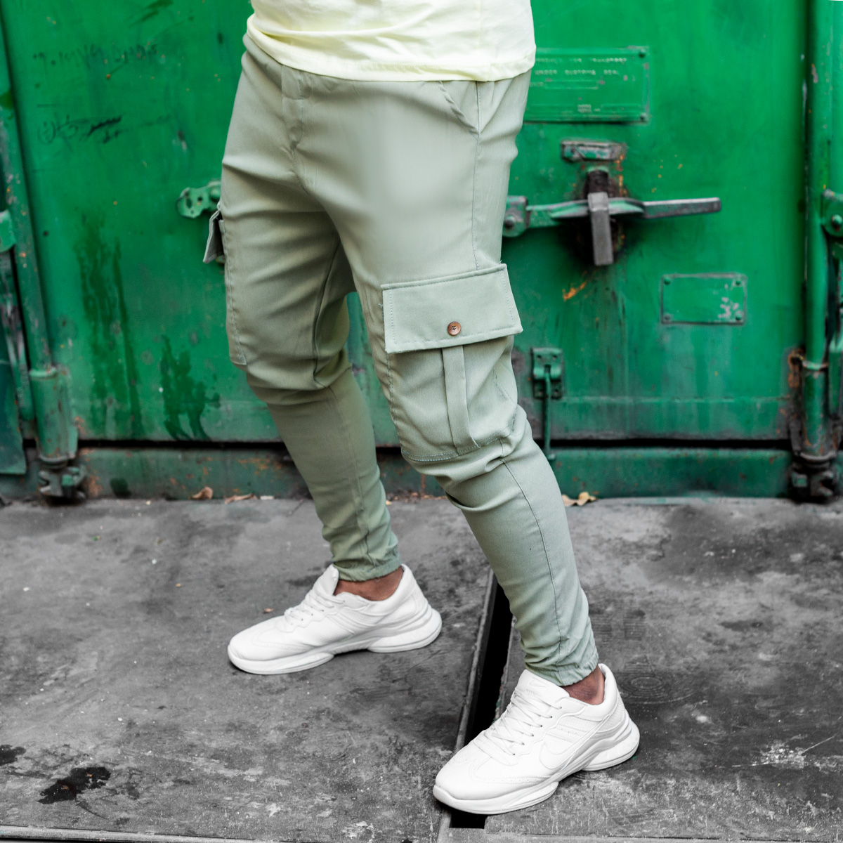 شلوار اسلش مردانه سبز مدل Piko