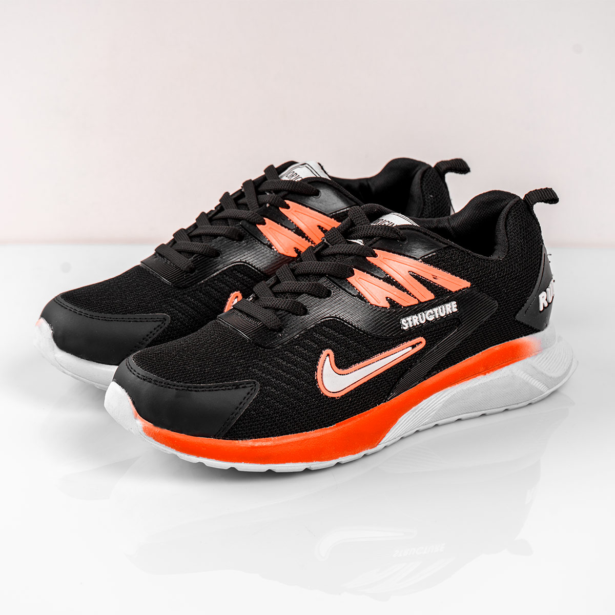 کفش ورزشی Nike Structure مردانه مشکی نارنجی مدلZomit