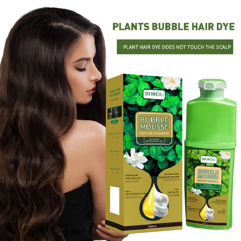 شامپو رنگ مو مشکی بابل موس اصلی 500میل-مشکی